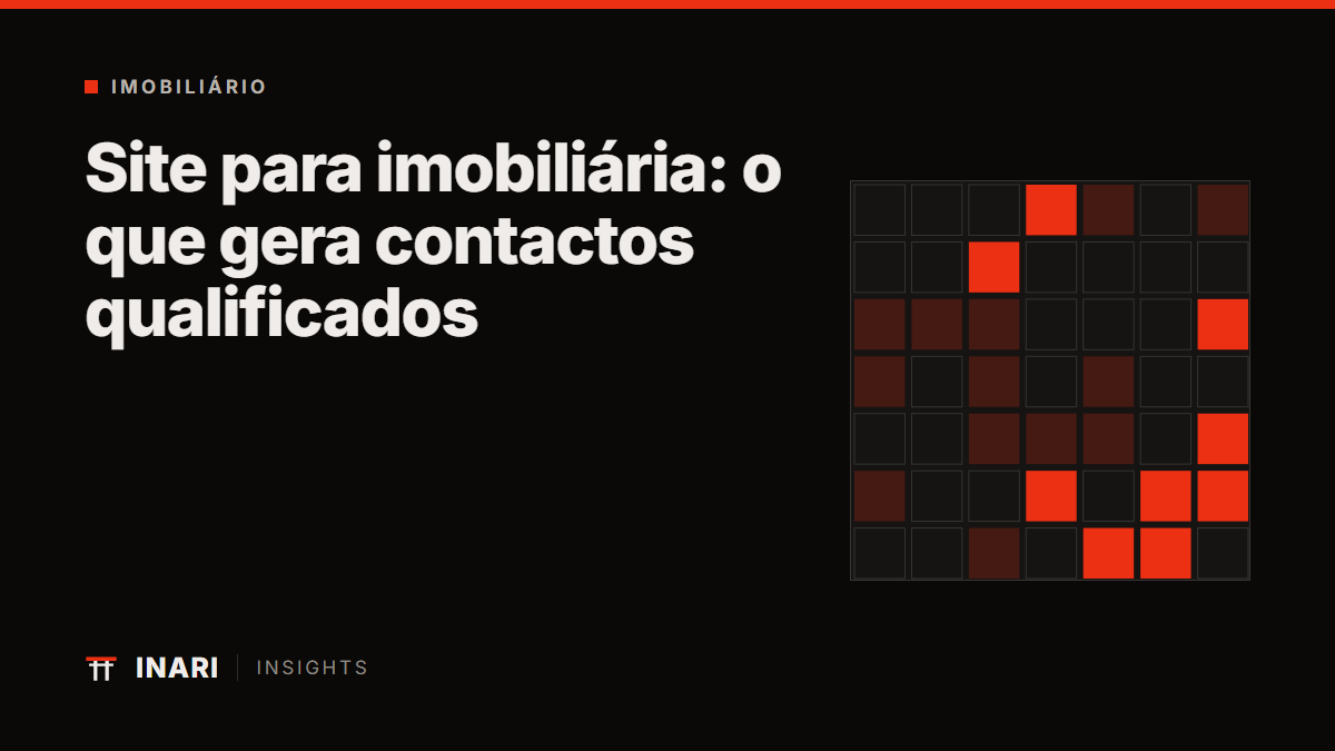 Site para imobiliária: o que gera contactos qualificados